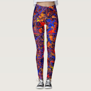 Abstrakt #737 leggings