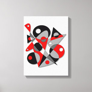 Abstrakt #81 leinwanddruck