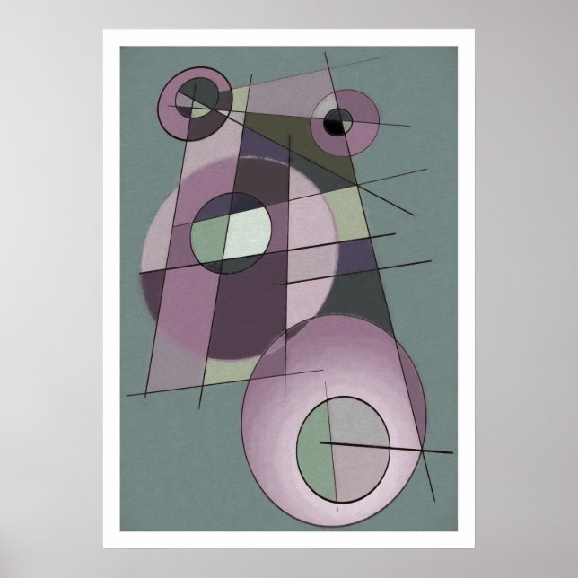 Abstrakt #851 poster (Vorne)