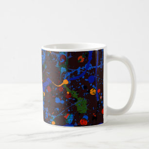 Abstrakt #909 Black Kaffeetasse