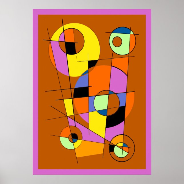 Abstrakt #937 poster (Vorne)