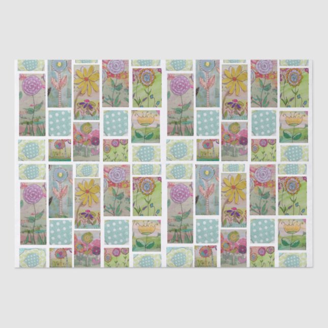 Abstrakt-9Tissue-Papier Seidenpapier (Vorderseite)