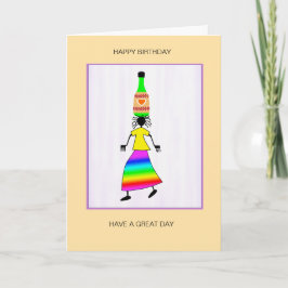 Abstrakt, afrikanische Kunst Niedlich und elegant  Karte