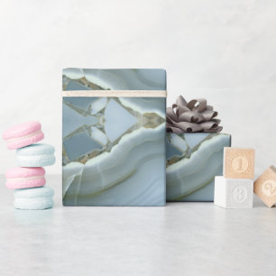 Abstrakt Agate Marble Swirl Geschenkpapier