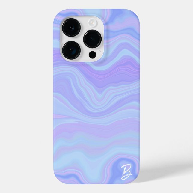 Abstrakt Agate Personalisiert Phone Case (Rückseite)