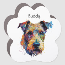 Abstrakt Airedale Terrier individuell anpassbar