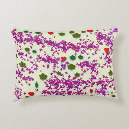 Abstrakt akzentuierter Kissen