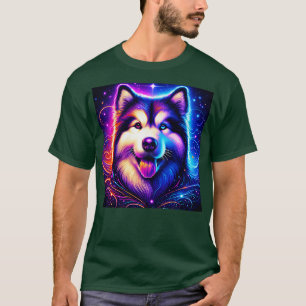 Abstrakt Alaskan Malamute TShirt