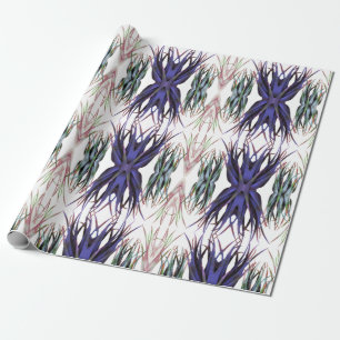 Abstrakt Aloe Vera Foto Wrapping Paper Geschenkpapier