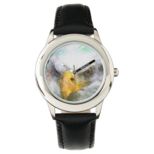 Abstrakt American Bald Eagle Armbanduhr