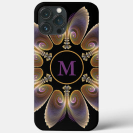 Abstrakt Angel Wings Mandala Fraktal Monogram Case-Mate iPhone Hülle