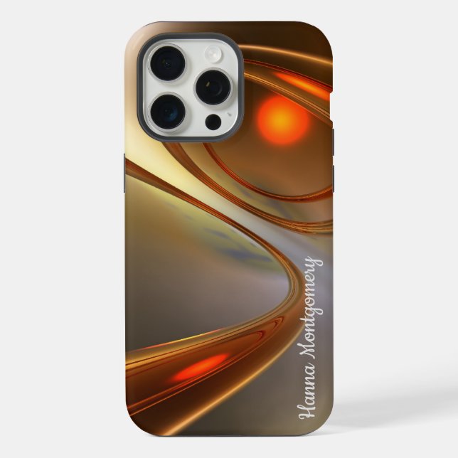 Abstrakt angesagtes und elegantes 3D-Design iPhone Hülle (Rückseite)