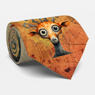 Abstrakt Animal Necktie Krawatte