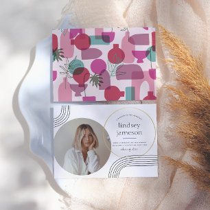 Abstrakt   Ankündigung des Abschlusses "Rosa Foto"