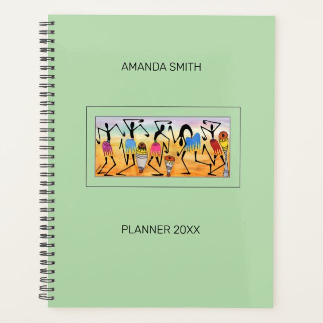 Abstrakt, Aquarellfarbe Phantastisch Break Dance R Planer (Vorderseite)