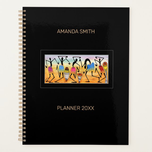 Abstrakt, Aquarellfarbe Phantastisch Break Dance R Planer (Vorderseite)