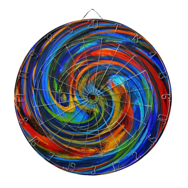 Abstrakt Art #10 Dartscheibe (vorne)