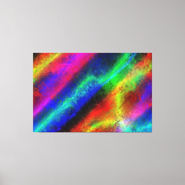Abstrakt Art. 136 überzogene Canvas Leinwanddruck (Vorderseite)