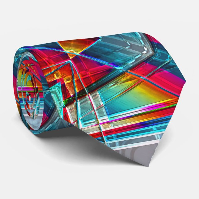 Abstrakt Art. 152 Krawatte (Gerollt)