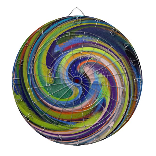 Abstrakt Art #18 Dartscheibe (vorne)