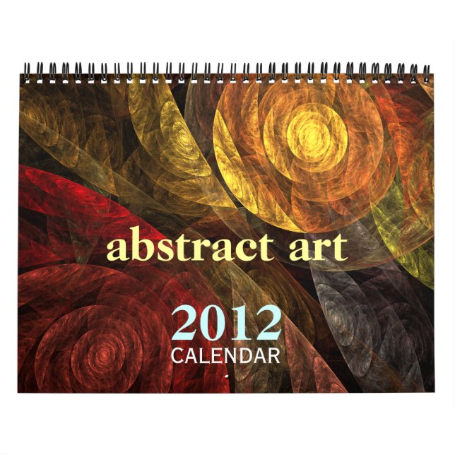 Abstrakt Art. 2012 Kalender der bildenden Künste ( (Titelbild)