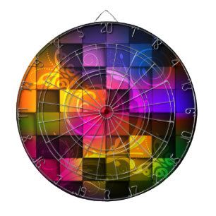 Abstrakt Art 20 Dart Board Dartscheibe