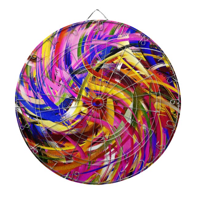 Abstrakt Art #22 Dartscheibe (vorne)