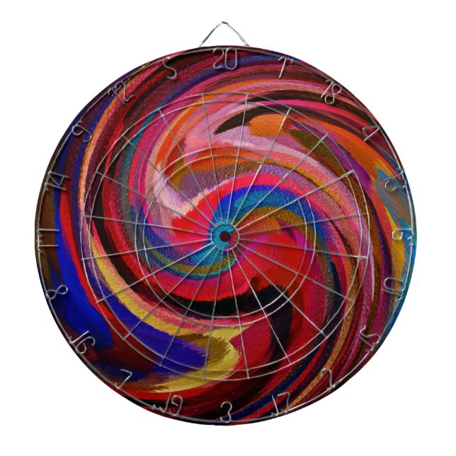 Abstrakt Art #27 Dartscheibe (vorne)