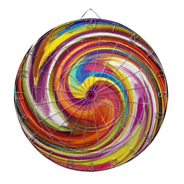 Abstrakt Art #28 Dartscheibe (vorne)