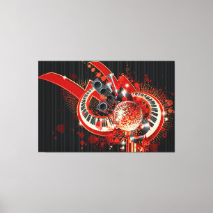 Abstrakt Art. 34 Wrapped Canvas Leinwanddruck