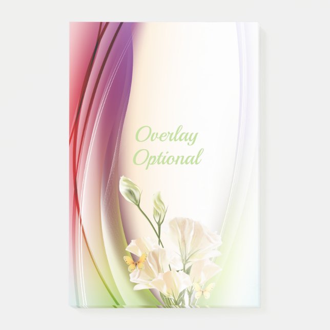 Abstrakt Art. 46 Optionen Post-it Klebezettel (Vorderseite)