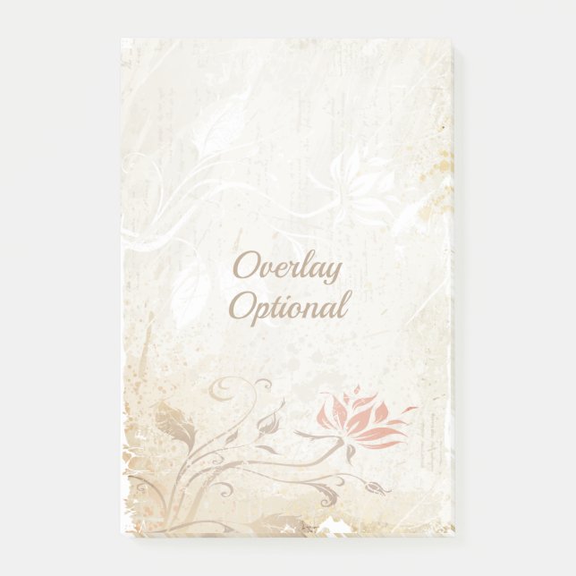 Abstrakt Art. 50 Optionen Post-it Klebezettel (Vorderseite)