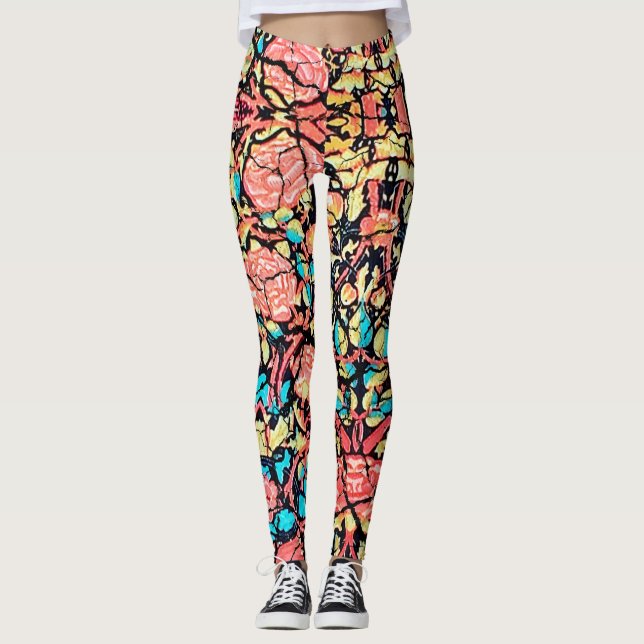 Abstrakt Art. 802 Leggings (Vorderseite)
