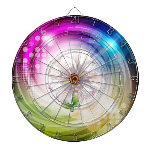 Abstrakt Art 9A Dart Board Dartscheibe (vorne)