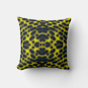 Abstrakt Art Blue Kaleidoscope Kissen Kissen