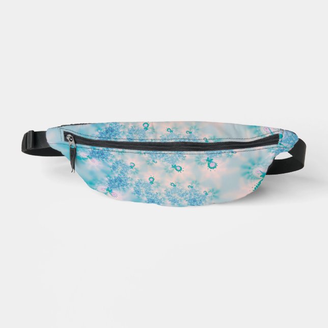 Abstrakt Art Blue Mediation Bauchtasche (Vorderseite)