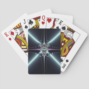 Abstrakt Art Blue Star Spielkarten