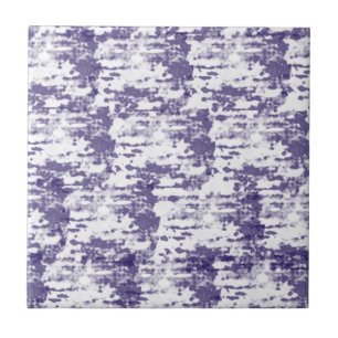 Abstrakt Art Blue White Minimalismus Fliese