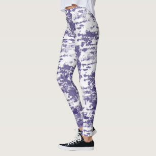 Abstrakt Art Blue White Minimalismus Leggings