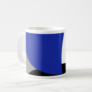 Abstrakt Art Blue Yellow Kaffeetasse
