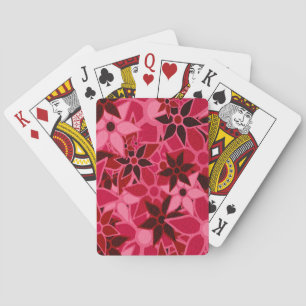 Abstrakt Art Blume Muster #4 Spielkarten
