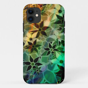 Abstrakt Art Blume Muster iPhone 11 Hülle