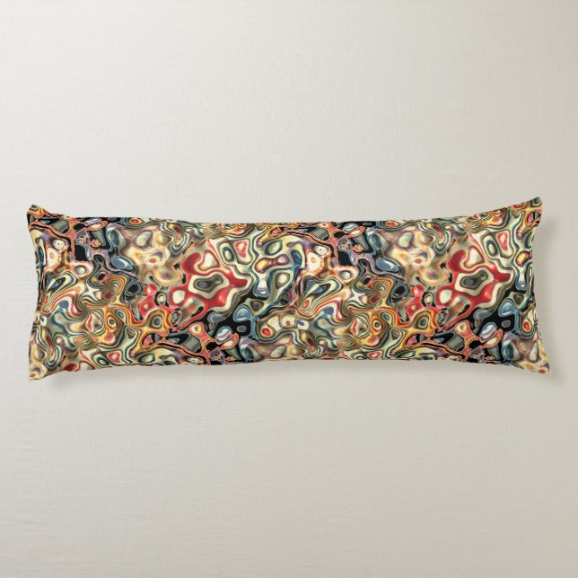 Abstrakt Art Body Kissen (Rückseite)