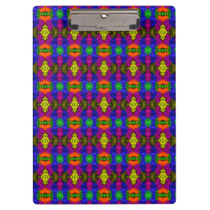 Abstrakt Art Bright Pattern Klemmbrett