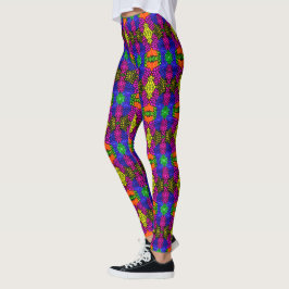 Abstrakt Art Bright Pattern Leggings