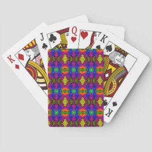 Abstrakt Art Bright Pattern Spielkarten