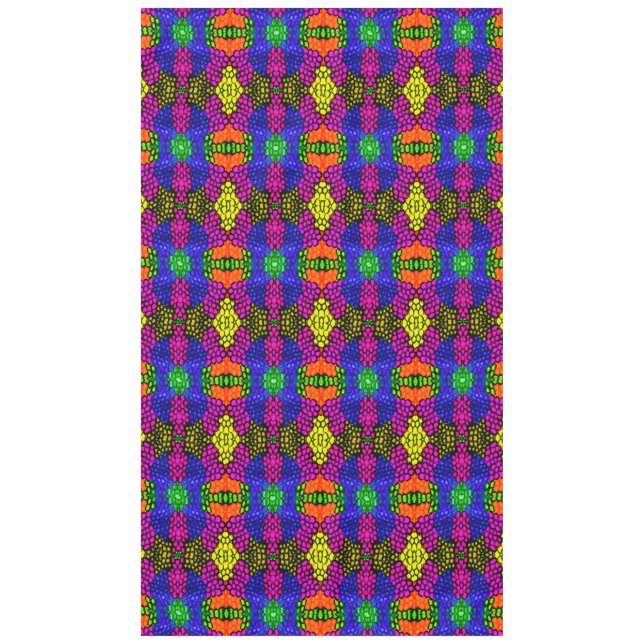 Abstrakt Art Bright Pattern Tischdecke (Vorderseite)