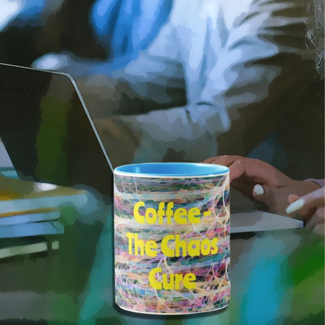 Abstrakt Art Chaos Cure Kaffee Tasse Cup (Von Creator hochgeladen)