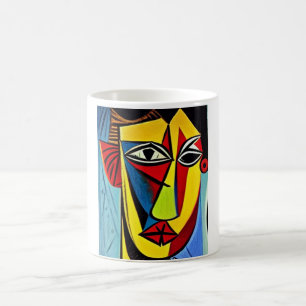 Abstrakt Art Coffee Tasse