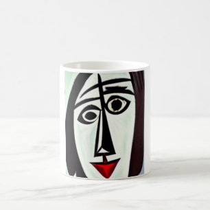 Abstrakt Art Coffee Tasse